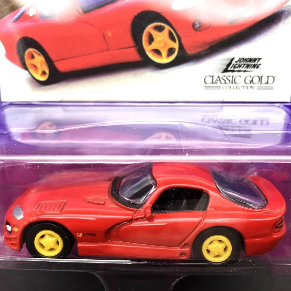 Johnny Lightning Classic Gold 1998 Dodge Viper Red Diecast‎ Car 1/64 Limited Ed